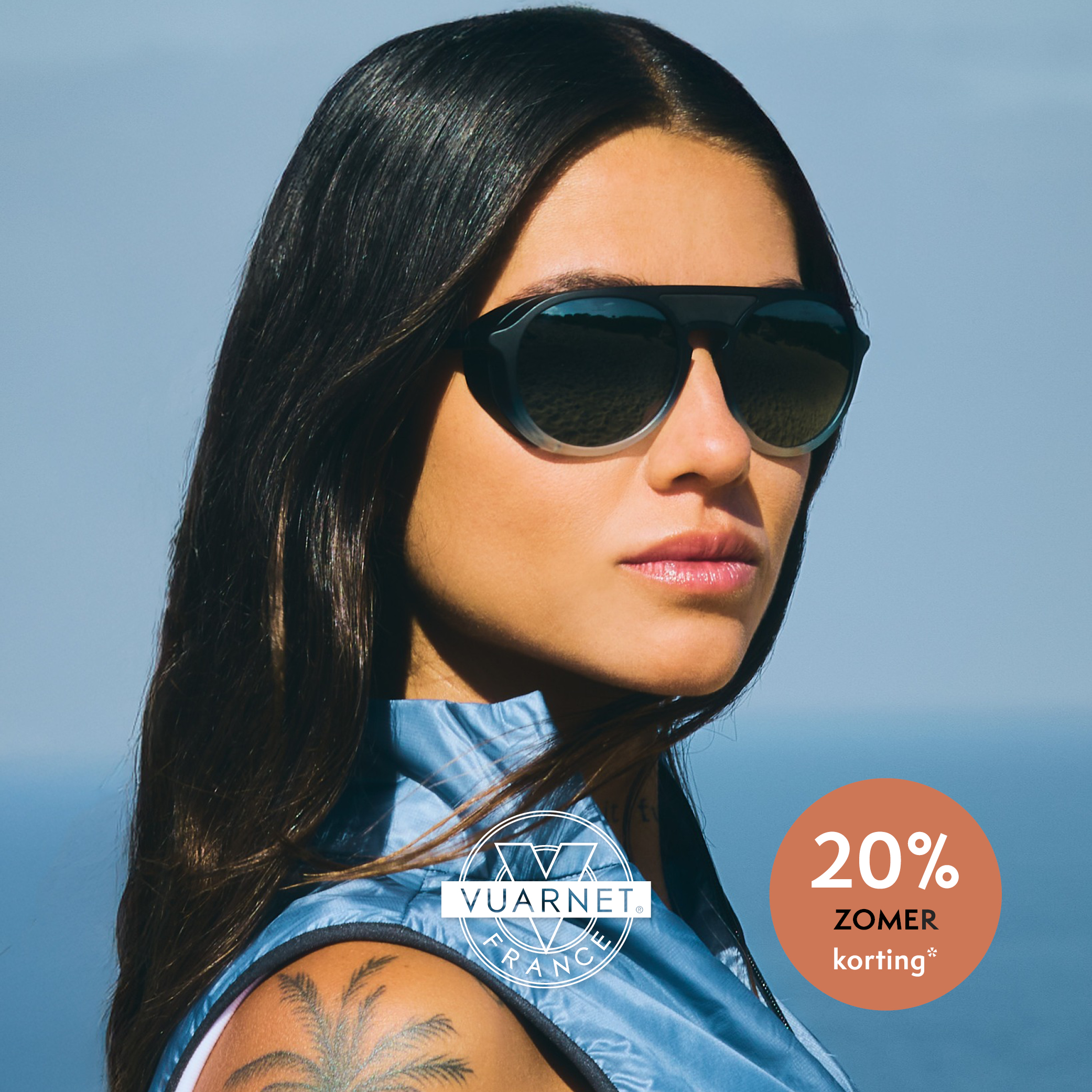 Vuarnet zonnebrillen nu met 20% zomerkorting